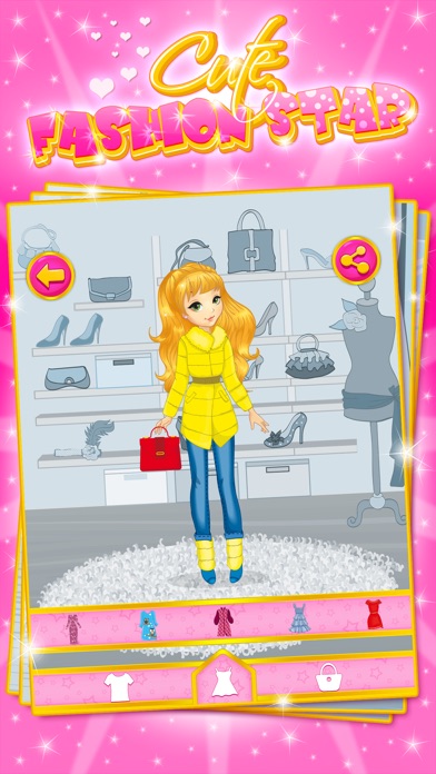 Ht83 Fashion Star Dress Up Game Free Online Games Iphone Screenshot 1