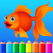 Coloring book - painting game for toddlers girls 1