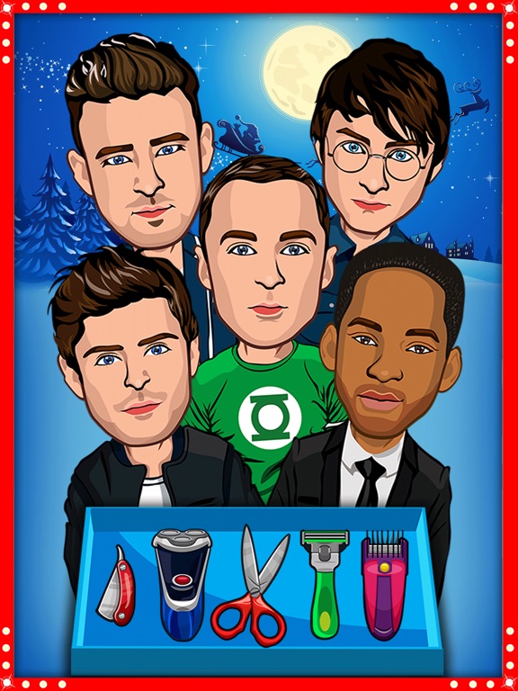 Screenshots of Celebrity Shave - Beard hair makeover spa & salon for iPad