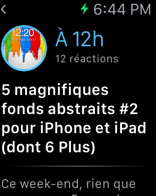 Capture d’écran iPhone 3