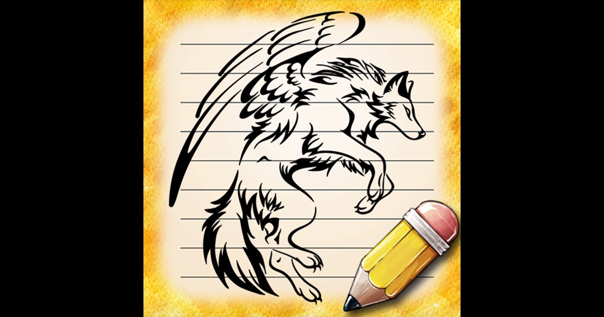 drawing tattoo wolves edition on the app store drawing tattoo wolves edition on the app store