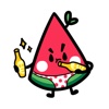 Watermelon Emoticon stickers emoticon sticker
