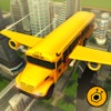 Flying School bus simulator 3D free - school kids school websites for kids 