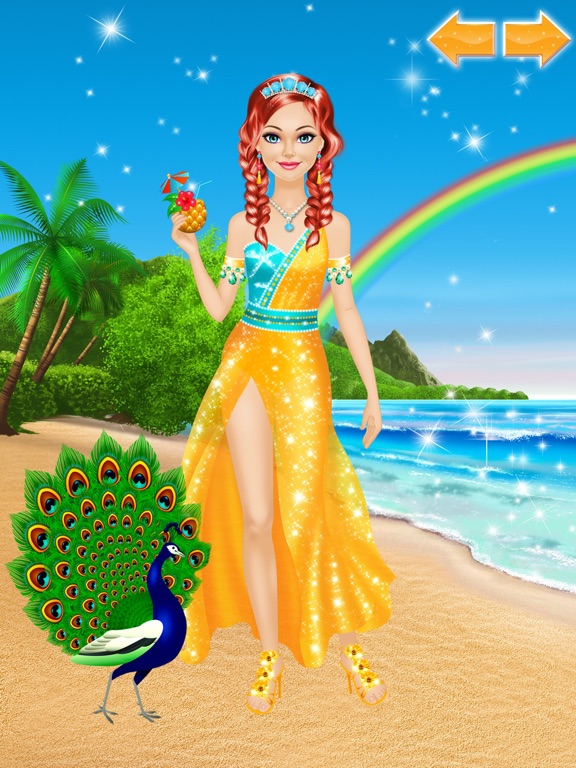 Игра Tropical Princess - Makeup and Dressup Salon Game