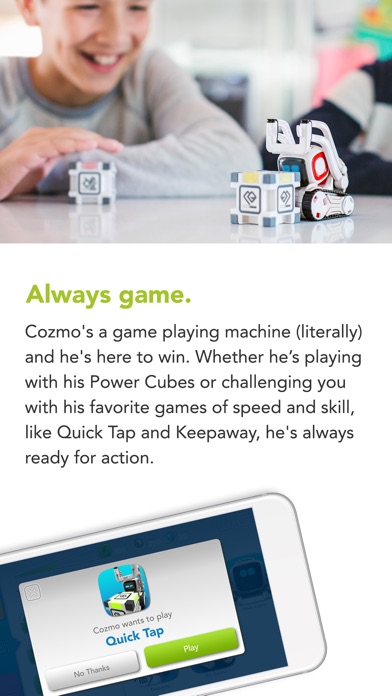 Screenshots of Cozmo ® for iPhone
