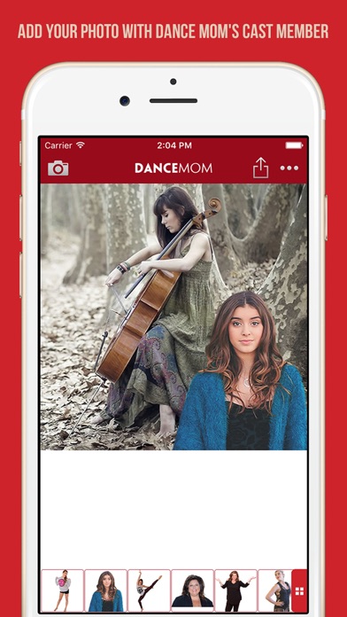 Screenshots of Add your photo with your favorite cast member - Dance Moms edition for iPhone