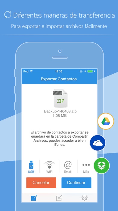 Captura de pantalla del iPhone 2