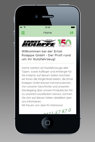 Screenshot of Ernst Rolappe GmbH
