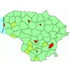 Lithuania Areas lithuania 