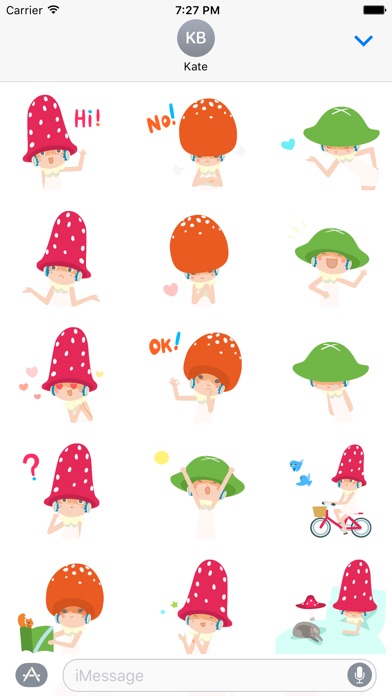 MUSHROOMS! ステッカーのスクリーンショット2 MUSHROOMS! ステッカーのスクリーンショット2