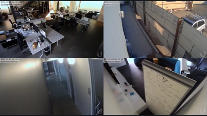 Screenshots of UniFi Video for iPhone