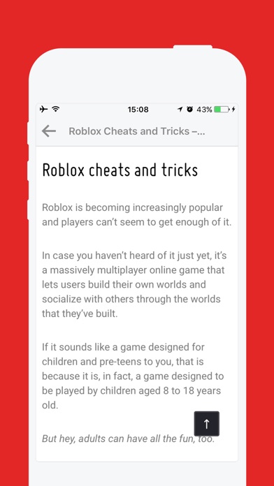 Screenshots of Free Cheats for Roblox - Free Robux Guide for iPhone