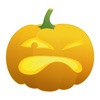 Emoji visage de citrouille for iMessage Stickers