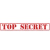 Top Secret Classification Stickers