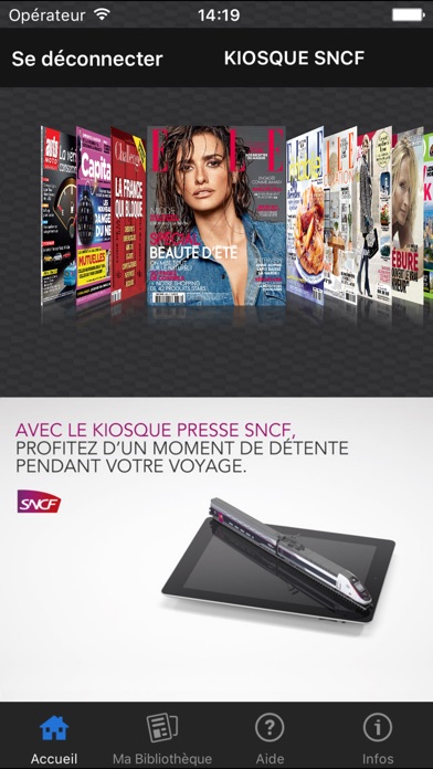 Screenshot #2 pour Kiosque Presse SNCF