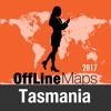 Tasmania Offline Map and Travel Trip Guide tasmania map 