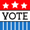 Claire Larkins - Go Vote Stickers artwork