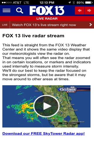 FOX 13 News Tampa Bay screenshot