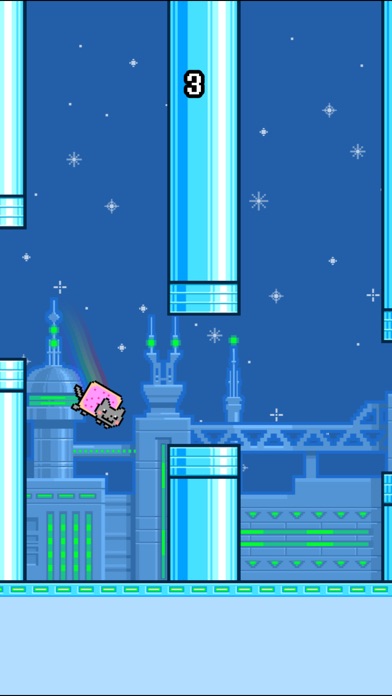 Screenshots of Flappy Nyan for iPhone