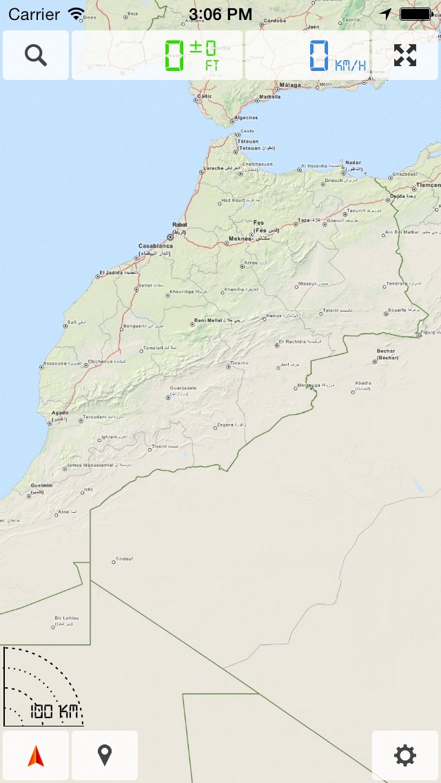 モロッコ - オフライン地図&GPSナビゲータ screenshot1