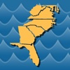 Stream Map USA - Southeast southeast france map 