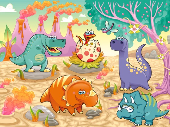 Игра Dinopuzzle for kids and toddlers (Premium)