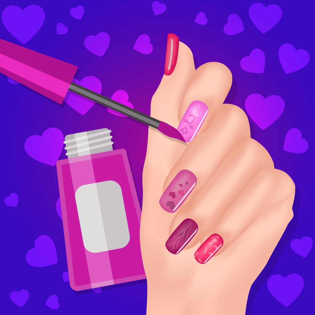 Nails Art Salon: Manicure & Makeover For Kids App Icon