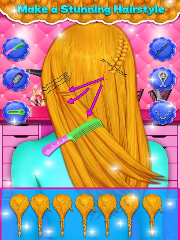 Игры плетём прически Игры плетём прически