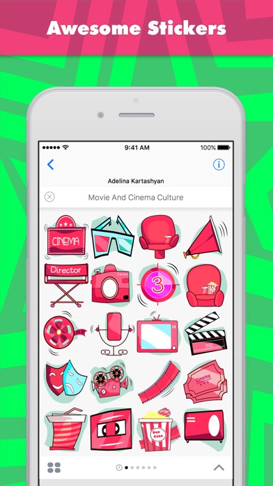 download Movie And Cinema Culture stickers by Ada apps 0