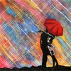 Lovers Romance in Rain Wallpapers HD-Art Pictures gifts for art lovers 