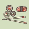 Japanese Traditional Food Stickers madagascar traditional food 